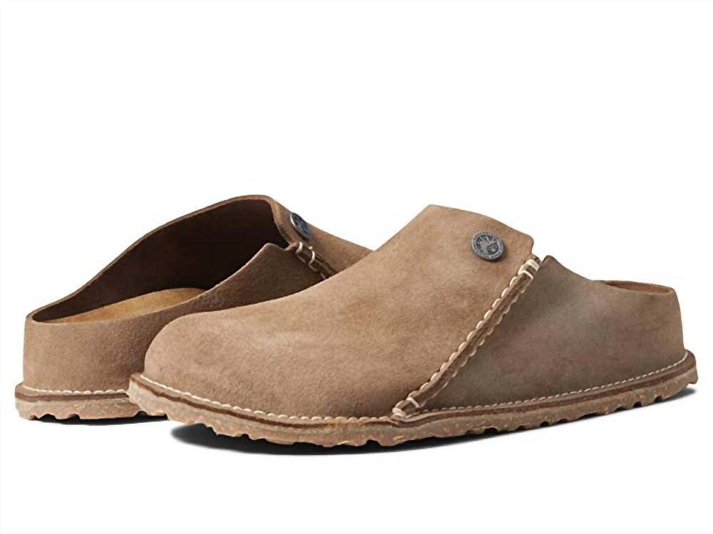 NEW BIRKENSTOCK men's zermatt clog in suede gray